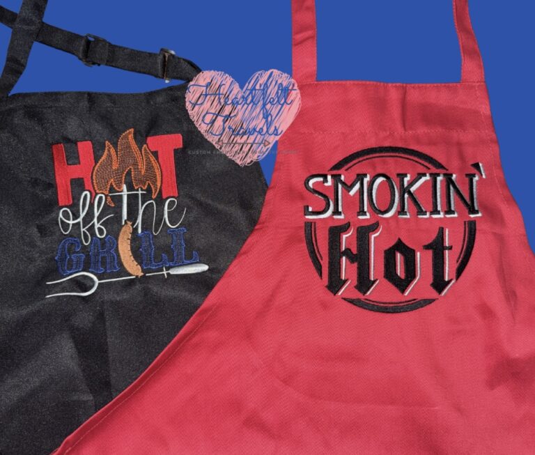 Custom embroidered piece by Heart'felt' Travels